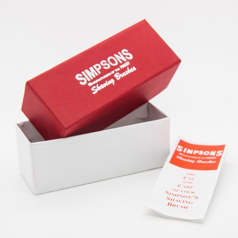 boite Blaireau Simpson Berkeley