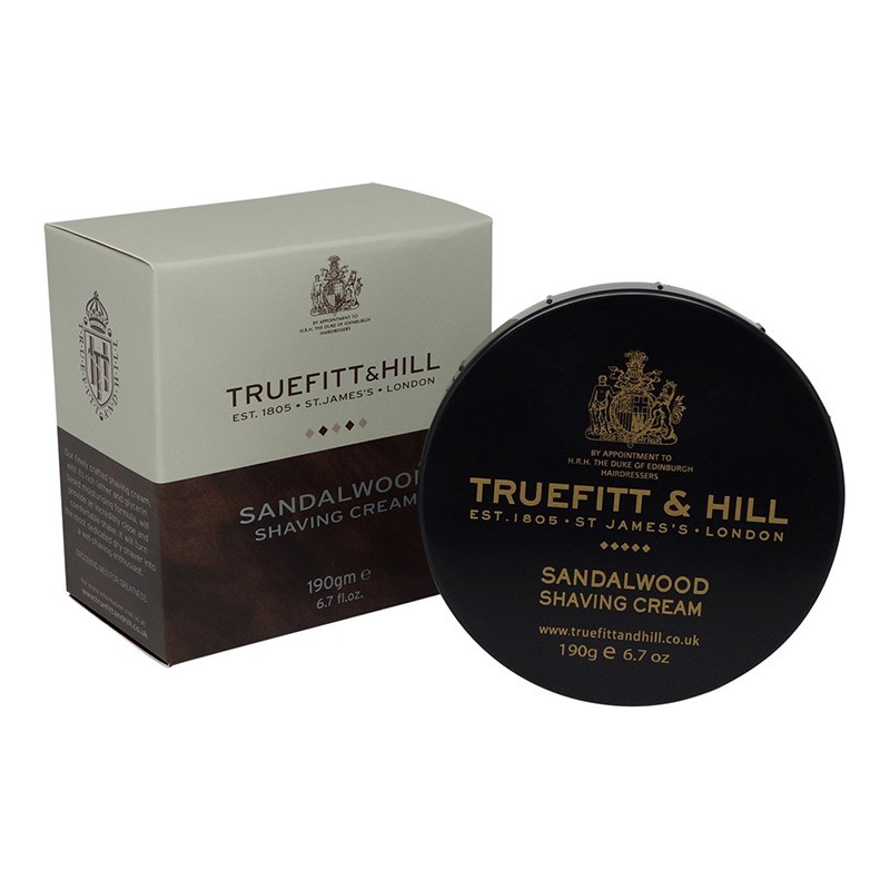 CRÈME À RASER EN BOL TRUEFITT & HILL SANDALWOOD